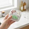 Portable Sealed Pillbox Moisture-proof Vitamin Container Pill Reminder Box  Easy To Carry