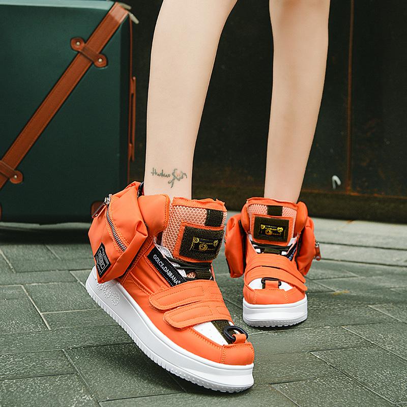 Fashion 2024 Four Season New High top Casual Breathable Hollow Board Shoes Men's Sports Skateboarding Shoes  Fashion  Vulcanized Shoes