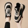 Sports shoes women's winter 2026 new leather versatile warm and non slip cotton shoes
