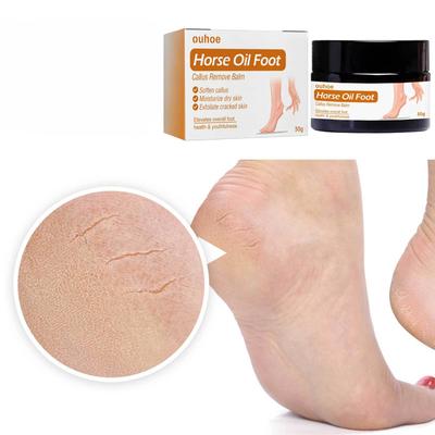 Revitalisierender Fußbalsam mit Pferdeöl – beruhigt und befeuchtet trockene und raue Füße, für glatte und gesunde Haut