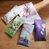 Creative Automatic Closing Sun Glasses Case Oil Painting Artistic Eyewear Storage Bag Waterproof Soft Shell Glasses Box Feamle