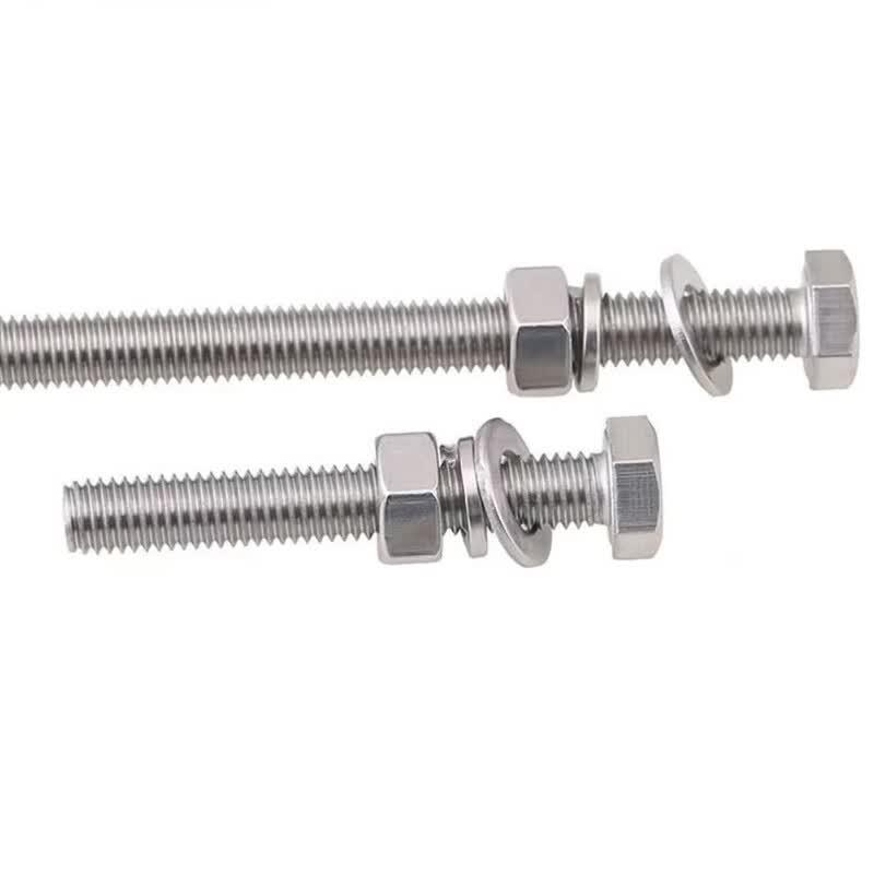 304 Stainless Steel Hex Bolt & Nut Set