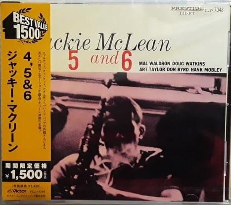 

CD JACKIE MCLEAN, MAL WALDRON, DOUG WA - 4,5&6 VICJ41248 Prestige 2005 Japan Jazz Used