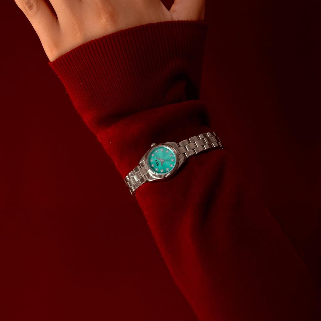 Watch Silver Turquoise 19mm Second Hand 025536 [Ice-watch] Ice-watch Women's [ICE mimi]