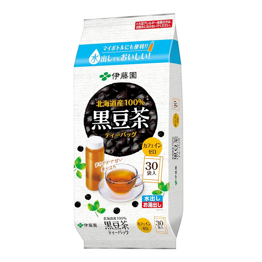 Japanese Product Ito En Black Soybean Tea Bags 3.8g Bags 100% Hokkaido