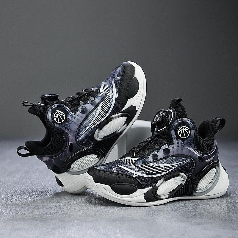 New children's basketball shoes 2025 summer new boys friction sound running training non-slip breathable sports shoes