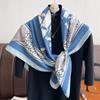 Korean New Fashion Square Scarf Temperament Versatile Scarf Gauze Scarf Decorative French Scarf Women's Beach Towel Scarf Summer
