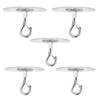 10/5/2pcs Stick Ceiling Hooks Heavy Duty Self-Adhesive Water Resistant Hooks For Ceiling Multifunctional Hooks For Balloons Wind Chimes
