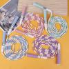 2.8M Skill Jumping Bamboo Jump Rope Pvc Beginners Soft Beaded No Tangle Segmented Fitness Workout Jump Rope Writable Names