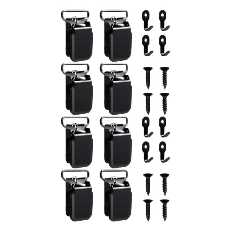 

8 Practical Metal Wall Clamps Decorative Hanging Solution Tapestry Wall Hangers for Woven Artworks Homes Interiors 1