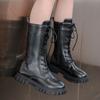 Mode mädchen stiefel winter neue Britischen stil kinder leder stiefel hohe stiefel prinzessin stiefel