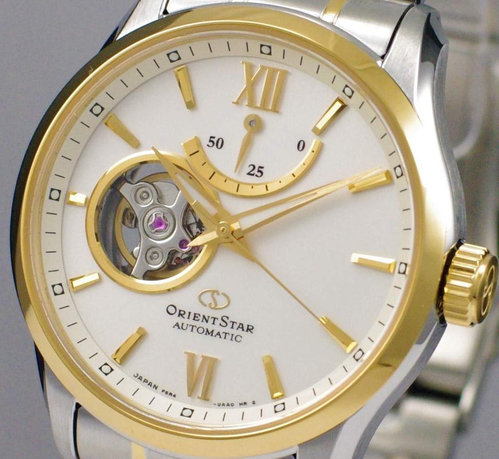 ORIENT STAR RE-AT0004S00B Automatic Semi-Skeleton Watch