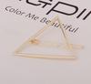 Big Card Exaggerated Girl Triangle Moon Hairpin Clip Hair Accessories Jewelry Hair Clips Geometric Shape Side Clip Headwear