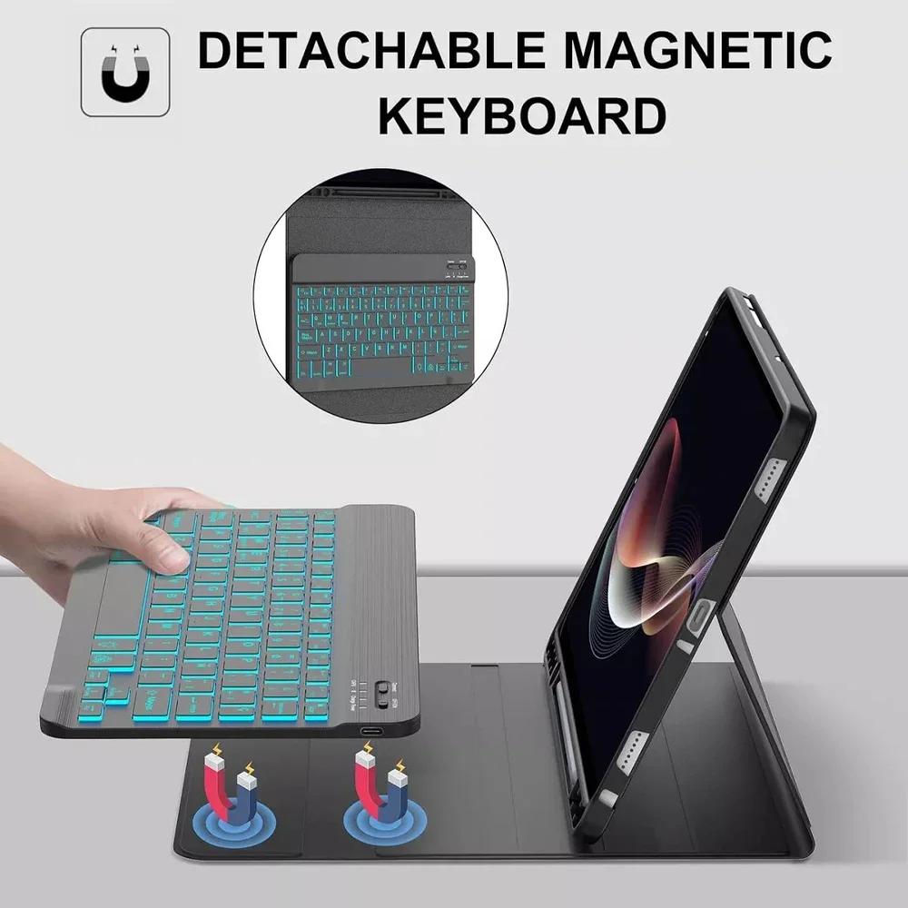 Keyboard Case for Samsung Galaxy Tab S10 FE 10.9 Inch 2025 SM-X520/X526/X526B, Keyboard Cover for Galaxy Tab S10 FE 10.9 " Funda