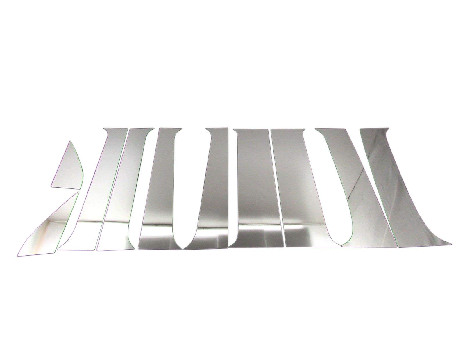 BRIGHTZ Панели стоек из нержавеющей стали для Hijet Cargo Hybrid S320V Комплект без козырьков 320 Hijet Cargo Hijet Cargo Hybrid Ультра-зеркало (S320V Модифицированный),