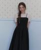 Teuwi Hepo Layered Pintuck Short Sleeve Long Dress