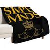 Simple Minds Logo Triblend Throw Blanket Fluffy Cozy Throw Blanket for Home Decor