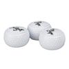 2pcs Flat Golf Training Balls Two Layer Driving Range Balls Golf Practice Balls for Swing Putter Driving Range Backyard