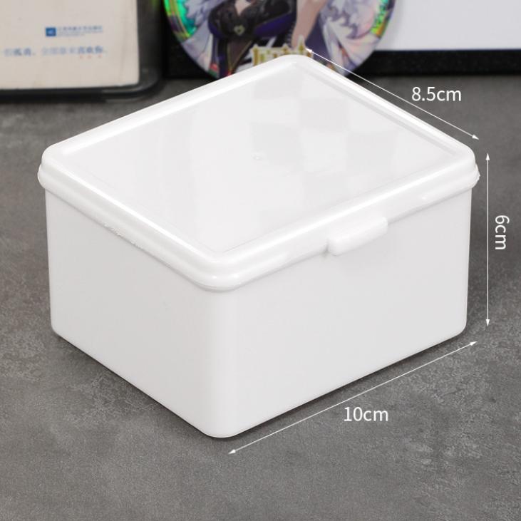 1Pc Korean Transparent Storage Box Card Photocard Storage Box Photo Card Organizer Classification Flip Box