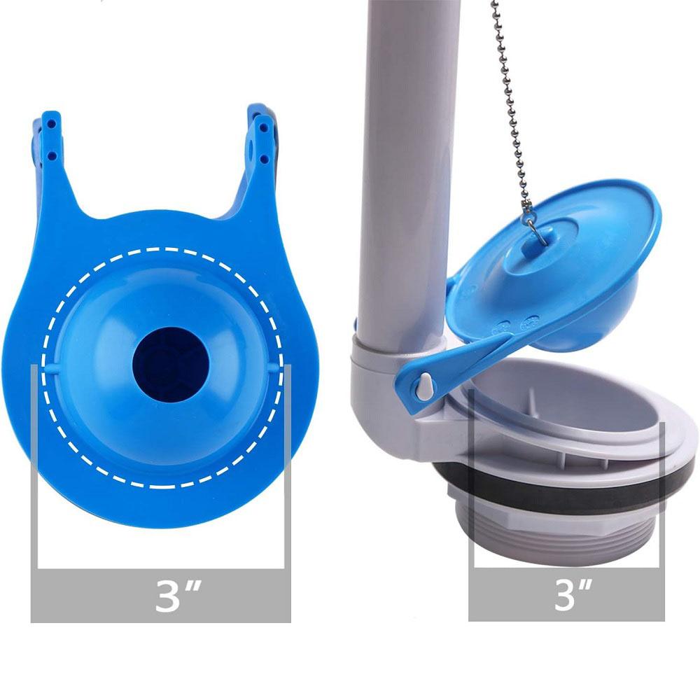 2Pcs Blue Toilet Flapper Replacement Compatible with Gerber 99-788 3 Inch Toilet