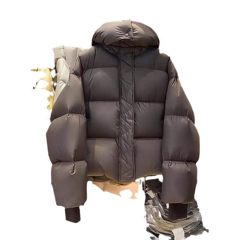 High-quality Down Cotton Clothes, Super Thick and Loose, Small Hooded Bread Clothes, Short Cloud Puff Cotton-padded Clothes for Women