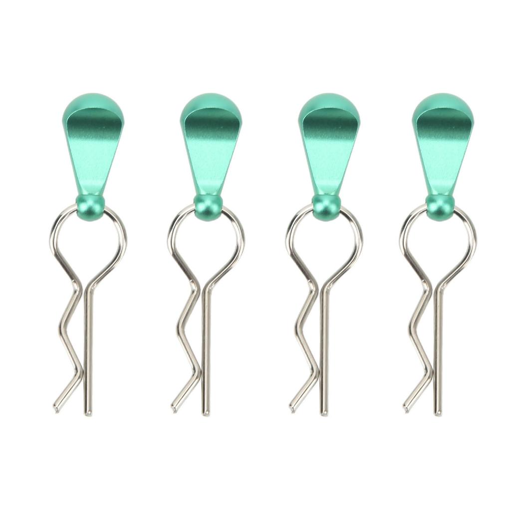 4Pcs Metal RC Car Body Clips with Pull Tabs for 1 8 1 10 Remote Control Car Upgrade Parts