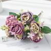 Artificial Flowers Silk Roses Peony Outdoor UV Protection Wedding Bridal Bouquets Home Garden Arch Festival Decoration Diy Gifts