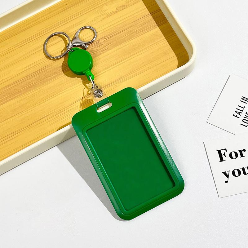 Cute Badge Holder Retractable Badge Clip Colorful Badge Reel With Id Card Holder For Nurse Office Hospital Supplies