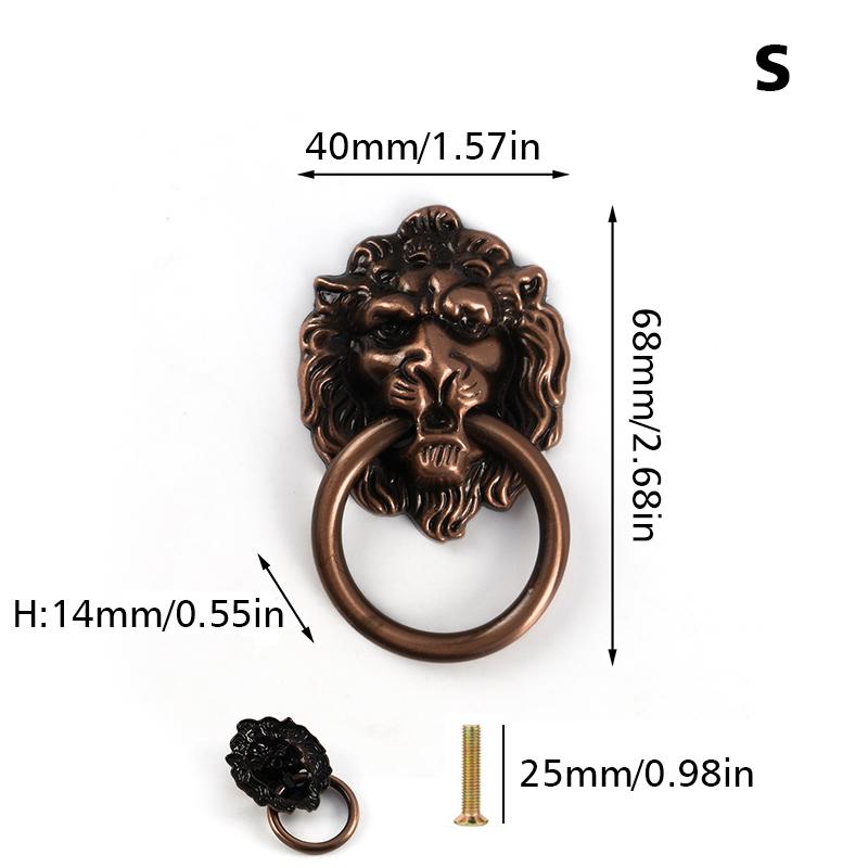 1PC Handle Pull with Screws Antique Metal Finish Drawer Cabinet Knobs Multiple Options Available