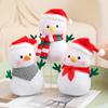 Cute Christmas Snowman Pendant Plush Toy Xmas Ornament Merry Christmas Decor for Home Kids Gifts 2024 Navidad Party New Year