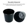  Flowerpot Nursery Pot Plastic Plant Pots Desktop Succulent Flowerpot For Home Vegetation Tools Container