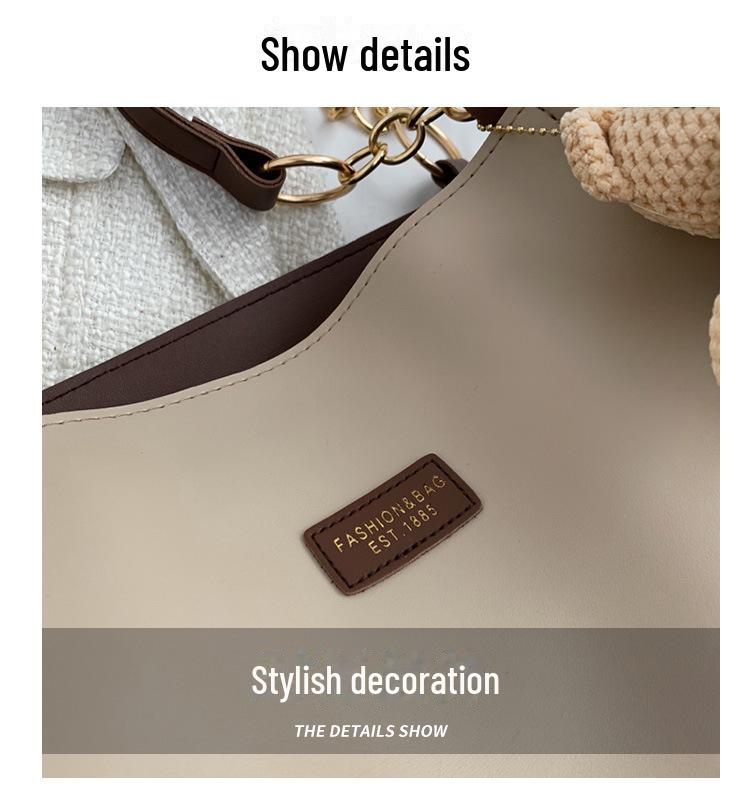 Damska letnia modna torba na ramię o dużej pojemności: Wszechstronna, Modna, Niszowa Torba o Teksturze