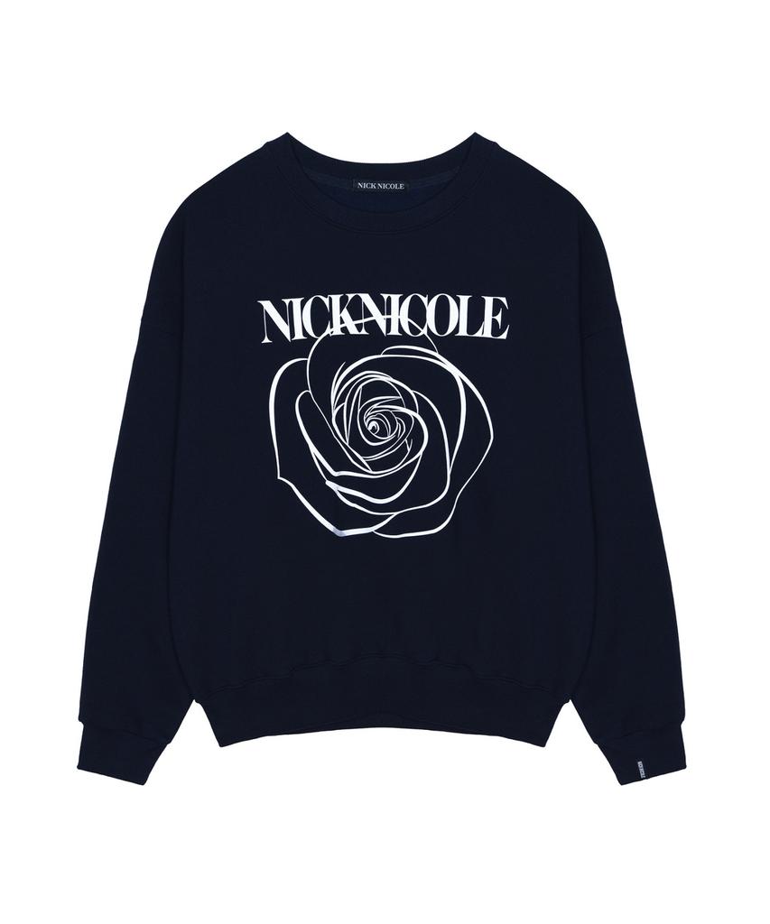 Nigaennikol Nicole Rose Printing Sweatshirt_12 Color