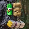1Pcs Outdoor Hiking Travel Backpacking Straps Adjustable 18.5-49.5Cm Luggage Straps Wear-Resistant Buckle Fixed Packing Straps