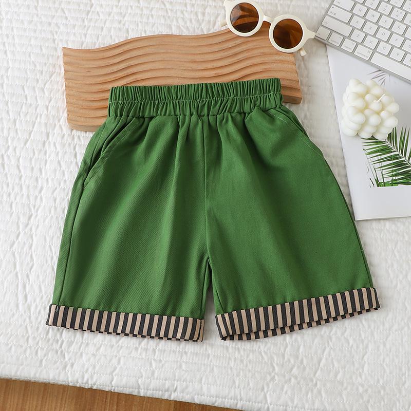 

New Pure Cotton Kids Casual Shorts & Culottes - British Style 80cm