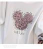 Women's Plus Size Loose-Fit Short-Sleeve Mid-Length T-Shirt (200-350 Jin)