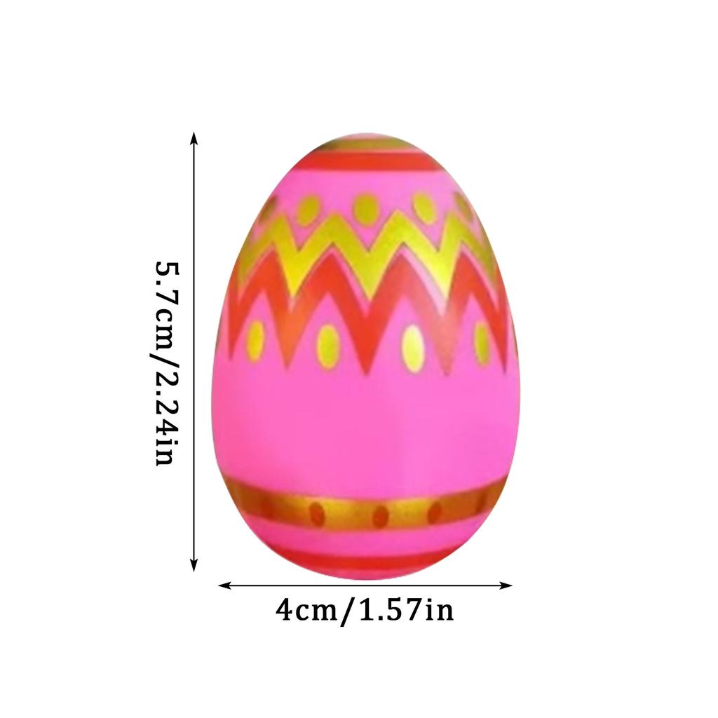 Colorful Easter Eggs Plastic Easter Eggs Fillable Kids Toy Candy Gift Packaging Box Happy Spring Easter Favor Gifts