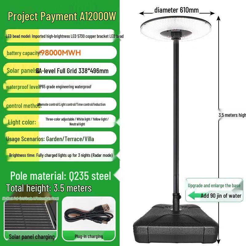 Mì Xuān Solar Motion Sensor Garden Light