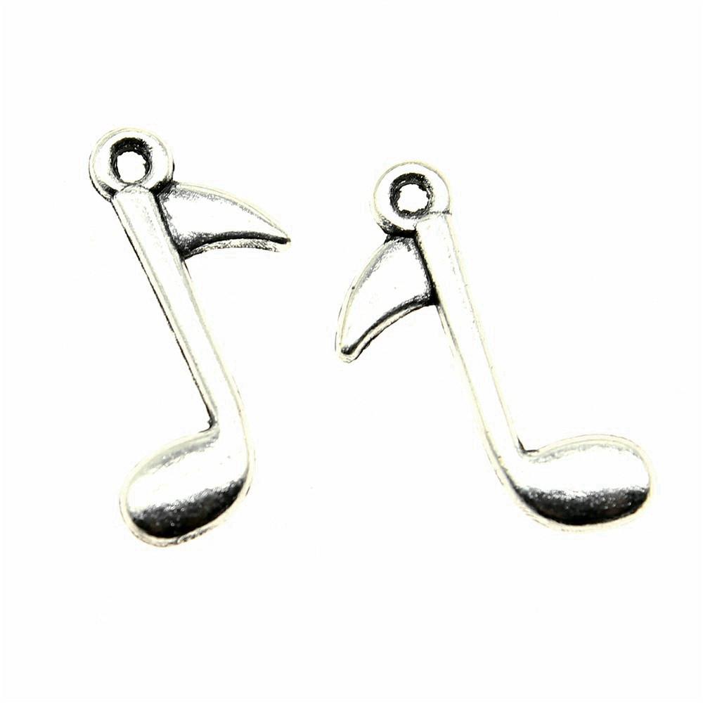 Jewelry Crafts Music Note Charms Alloy Pendants For Concert Collector