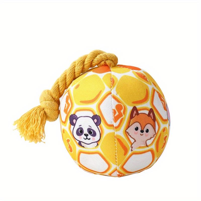 1pc Dog Toy Ball, Plush Sound Toy, Bite Resistant Pet Toy Dog Accessories Pet Products