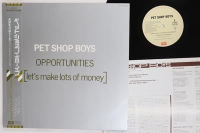 12inch Record PET SHOP BOYS  Opportunities Lets Make Lots Of M S14145 EMI 1986 Japan Obi Rock Used