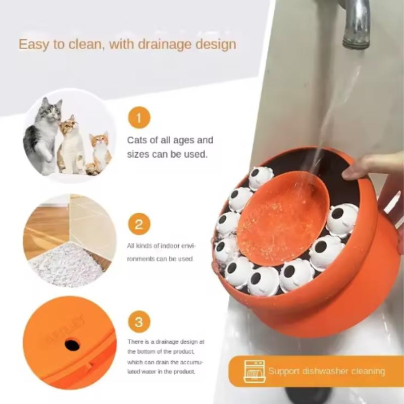Popular Puzzle Multifunctional Cat Supplies Leaky Slow Food Bowl Cat Self-Hi Interactive Toys Pet Cat Supplies
