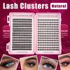 392 Pcs Eyelash Extension Kit Fluffy Eyelash Extension Kit With Lash Bond And Seal Lash Tweezers Thick Lash Clusters Wispy