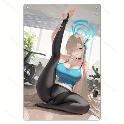 Anime-Themed Metal Art Poster, A Decor Sign for Home. A Unique Gift for Fans, Durable Aluminum, Hassle-Free Ready To Hang.
