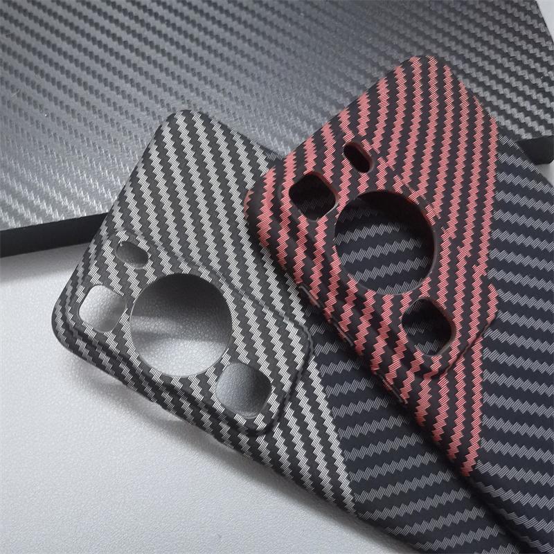 For Huawei P60 Pro Case Hard carbon fibre Slim Protective Back Cover Cases For Huawei P60 P60Pro Full Cover Phone Shell Housing