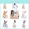Cute Rabbit Plush Toy Decoration Props Standing Pose Wholesale