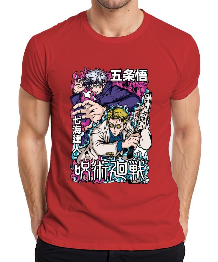 Jujutsu Kaisen Gojo Satoru Nanami Kento Unisexga Gift Retro Unisexs Tshirt