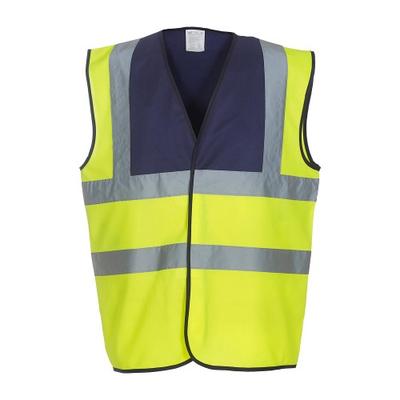 Unisex Adult Fluo 2 Band + Brace Hi-Vis Vest