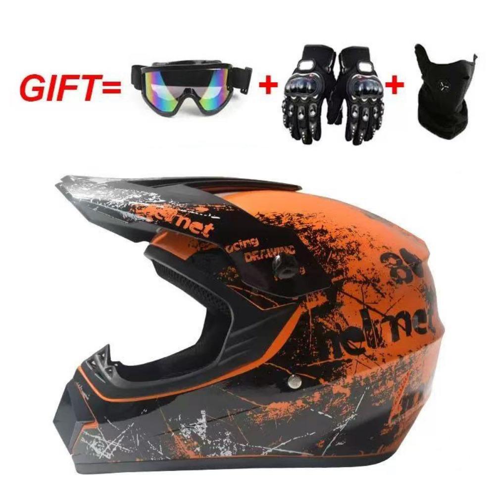 Cool Helmet Junior Motorcycle Helmet Mountain Bike ATV Off-Road Vehicle Helmet