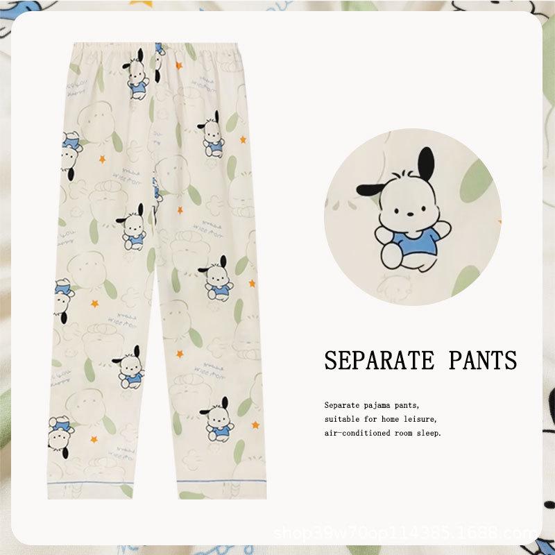 Women's Cartoon Cute Slim Fit Imitation Cotton Pants - Spring, Summer & Autumn Styles
